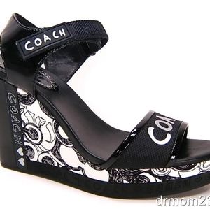 Coach Monochrome Logo Wedges
